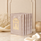 Machzor Set – Gate 14K Gold Plaque Genuine Leather Hebrew Machzorim | Miller Beit Tefillah | Name Embossing