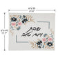 Challah Cover - Embroidered Floral Faux Leather