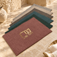 Challah Cover – Linen Shabbat & Yom Tov Challah Cover | Gold & Silver Hebrew Design