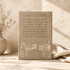 Mizmor LeTodah Wall Hanging - 3D Faux Leather Jerusalem Design