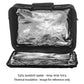 Tallit Bag – Black Faux Leather Tallit & Tefillin Carrying Bag | Silver Crown Design