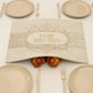 Challah Cover - Luxury Embossed White Faux Leather