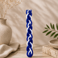 Havdalah Candle - Handcrafted Braided Design