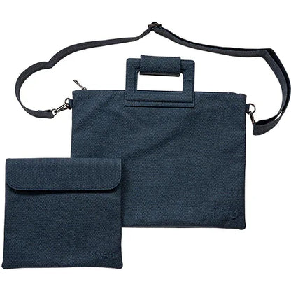 Tallit and Tefillin Bag - Linen-Texture Faux Leather - Orot Judaica