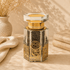 Besamim Holder - Crystal Jerusalem Gold & Silver