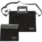 Corduroy Faux Leather Tallit and Tefillin Bag Set - Raised Lettering - Orot Judaica