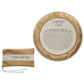 Hafrashat Challah Set – Bowl Cover & Matching Pouch | Gold or Rose Gold