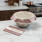 Hafrashat Challah Set – Bowl Cover & Matching Pouch | Gold or Rose Gold