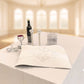 Shabbat & Holiday Tablecloth - Luxury Light Gray & Warm Beige Blend