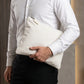 Tallit & Tefillin Bag Set - Corduroy "Yevarechecha" White Edition