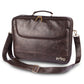 Tallit Bag - Luxury Brown faux leather with Shoulder Strap
