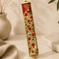 Mezuzah Case – Floral Menorah Metal Mezuzah | Fits 5.5" Klaf