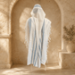 Tallit Tashbetz Bright Blue - 100% Rehelim Wool - Mishkan HaTchelet