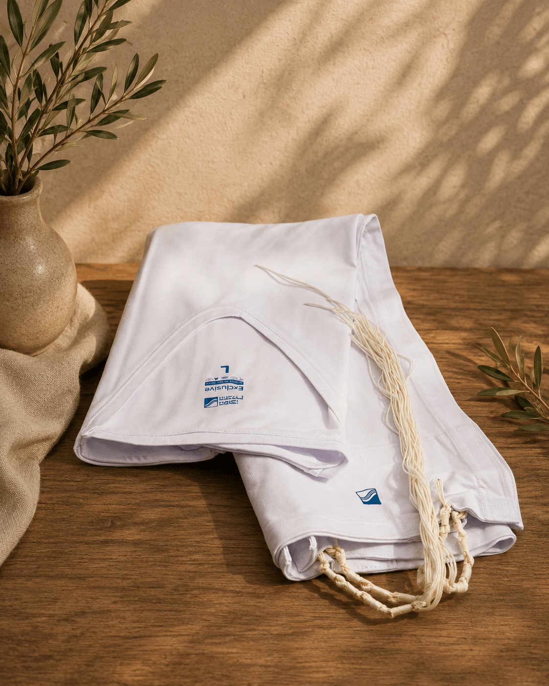 Tzitzit Undershirt - 100% Cotton Exclusive by Mishkan HaTchelet