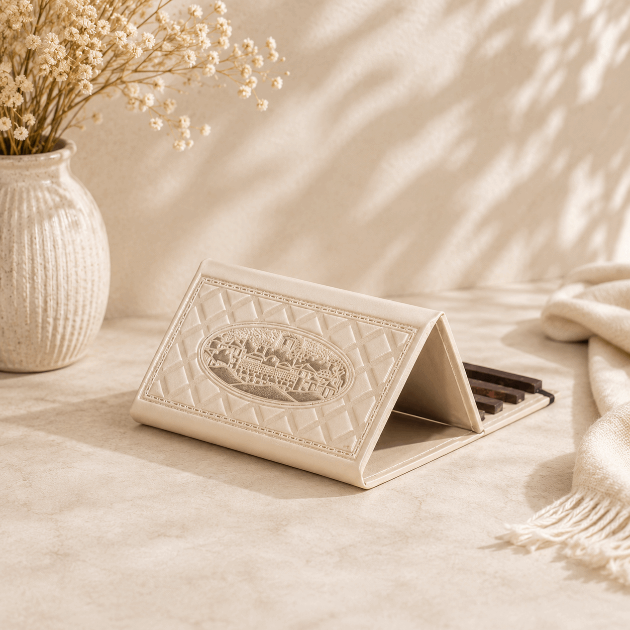 Folding Pocket Shtender - Faux Leather