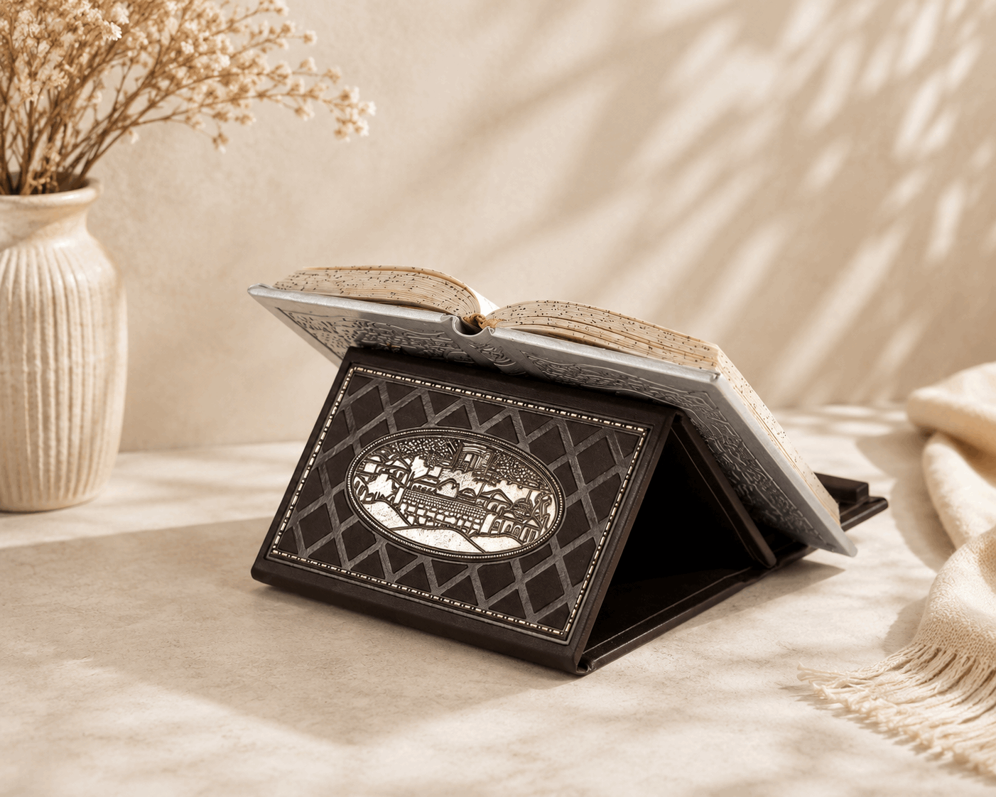 Folding Pocket Shtender - Faux Leather