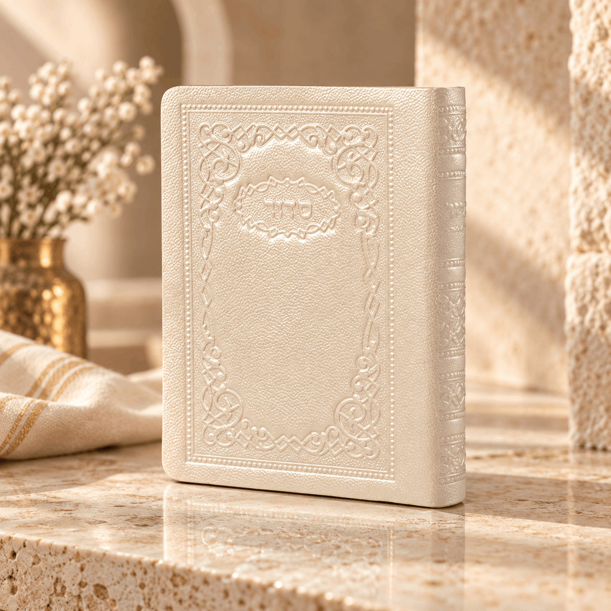 Siddur – Soft Genuine Leather Hebrew Siddur | Classic Edition | Name Embossing
