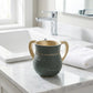 Netilat Yadayim Washing Cup – Stone-Look Polymer Netilah Cup | Gray & Gold Design