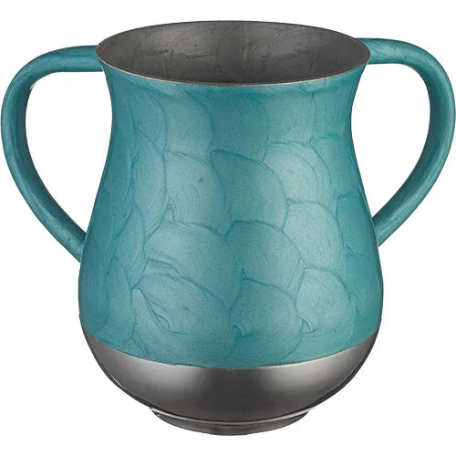 Netilat Yadayim Washing Cup - Sky Blue Aluminum - Orot Judaica