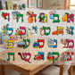 Hebrew Alphabet Letters Children’s Puzzle - Experiential Learning in Hebrew