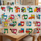 Hebrew Alphabet Letters Children’s Puzzle - Experiential Learning in Hebrew