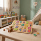 Colorful Hebrew Alphabet Wooden Puzzle