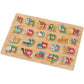 Hebrew Alphabet Wooden Puzzle - Colorful Alef-Bet Educational Toy