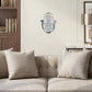English Birkat HaBayit Hamsa Wall Decor – Light Marble Epoxy & Wood