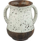 Netilat Yadayim Washing Cup - Compact Mango Wood Black Speckled