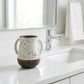 Netilat Yadayim Washing Cup - Compact Mango Wood Black Speckled