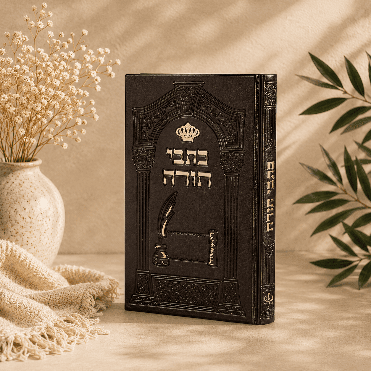 Torah Writings Notebook - Chidushei Torah Faux Leather Edition