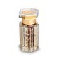 Besamim – Crystal Havdalah Spice Holder with Gold Plaque | Includes Besamim