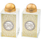 Salt Set - Crystal Filigree Gold & Silver “Shabbat Kodesh”