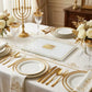 Challah Board – Glass Board | Shabbat & Yom Tov Gold Design