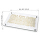 Challah Board – Glass Board | Yom HaShishi Gold Plaque Design
