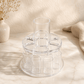 Kiddush Wine Fountain Set - Acrylic Kiddush Cup with 8 Wine Cups | Elegant Shabbat & Yom Tov Wine Dispenser