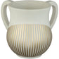 Netilat Yadayim Washing Cup - White & Gold Polyresin - Orot Judaica