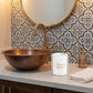Netilat Yadayim Washing Cup - Luxury White & Gold Acrylic