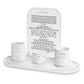Havdalah Set – Polymer Concrete Havdalah Set with Hebrew Havdalah Prayer | Edot HaMizrach