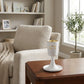 Kiddush Cup with Stem & Saucer - Modern Stone Finish