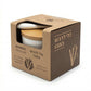 Honey Dish with Spoon - Natural Bamboo “Shana Tova”