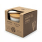 Honey Dish with Spoon - Natural Bamboo “Shana Tova”