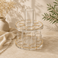 Acrylic Wine Distributor Set with 8 Cups - Gold Edition