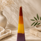 Havdalah Candle - Modern Pyramid Design Multicolor