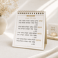 Zemirot Shabbat Stand – Luxury Spiral Table Benchers for Shabbat & Yom Tov | Tiferet Edition | Name Embossed