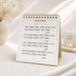 Zemirot Shabbat Stand – Luxury Spiral Table Benchers for Shabbat & Yom Tov | Tiferet Edition | Name Embossed