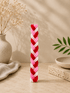 Havdalah Candle - Handcrafted Braided Design