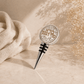 Crystal Wine Stopper - Jerusalem with “Borei Pri HaGafen”