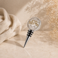 Crystal Wine Stopper - Jerusalem with “Borei Pri HaGafen”