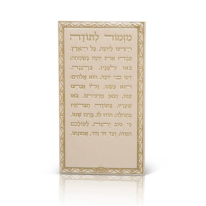 Mizmor LeTodah Magnet - Faux Leather